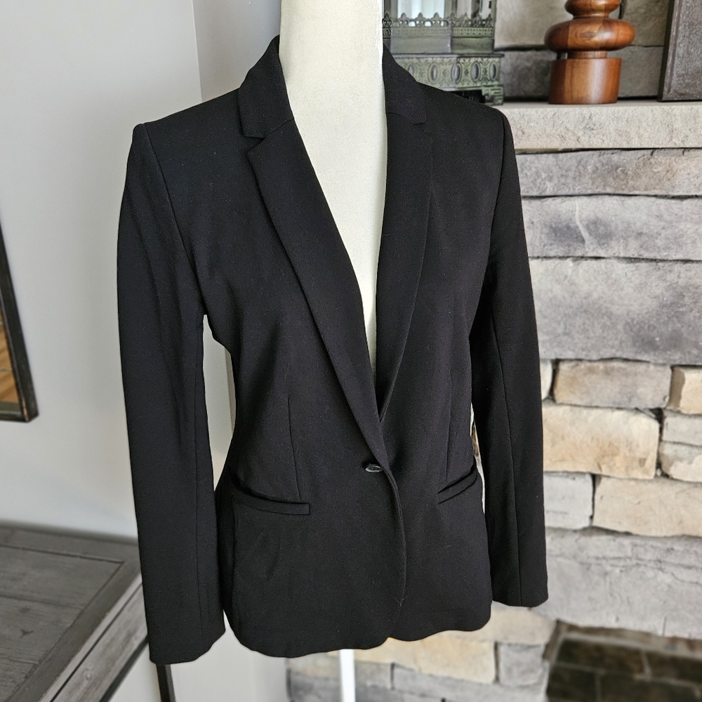 Old Navy Black Knit Blazer